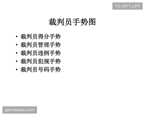 详细解析篮球裁判手势规则的具体含义与现场判罚标准对应关系